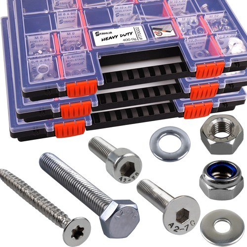 Set viti assortimento acciaio - viti,